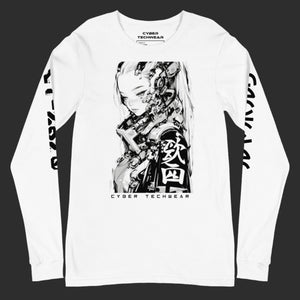 Long Sleeve Cyberpunk Shirt White