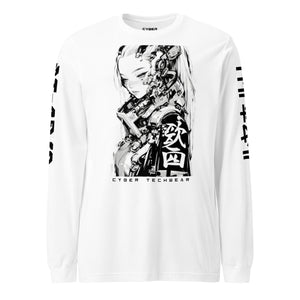 Long Sleeve Cyberpunk Shirt White