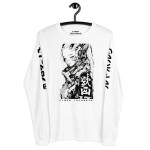 Long Sleeve Cyberpunk Shirt White