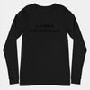 Long Sleeve Graphic Black Tees