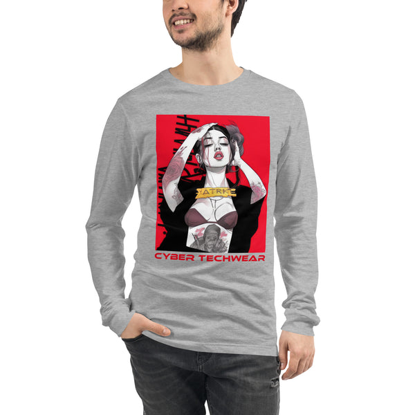 Long Sleeve Graphic Tees Asian