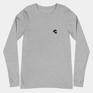 Long Sleeve Graphic Tees Gray