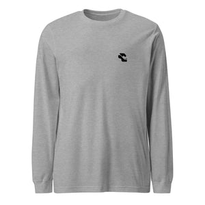 Long Sleeve Graphic Tees Gray