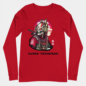 Long Sleeve Graphic Tees Red