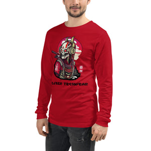Long Sleeve Graphic Tees Red