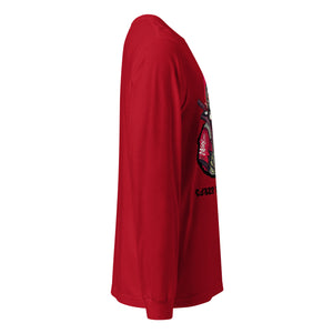 Long Sleeve Graphic Tees Red