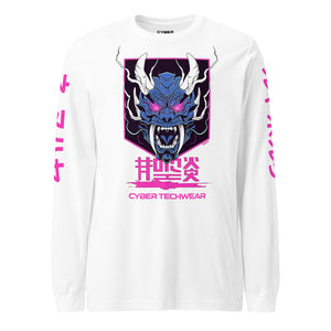 Long Sleeve men's White Graphic Tees