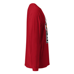 Long Sleeve Red Graphic Tees