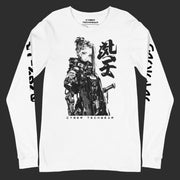 Langarmshirt Weiß Cyberpunk