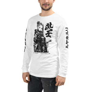 Long Sleeve Shirt White Cyberpunk