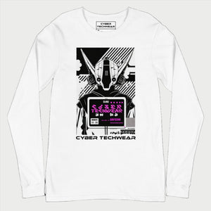 Long Sleeve White Graphic Tee