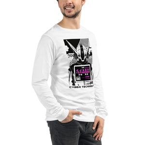 Long Sleeve White Graphic Tee