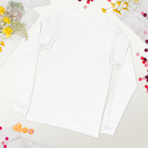 Long Sleeve White Graphic Tee