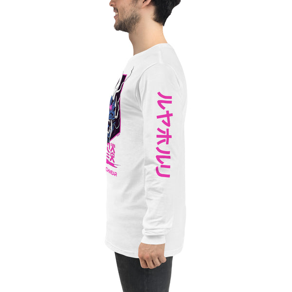 Long Sleeve White Graphic Tees