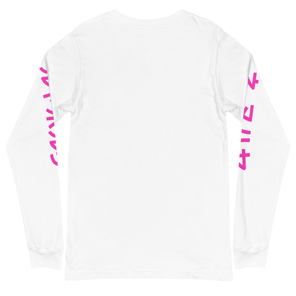 Long Sleeve White Graphic Tees