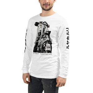 Long Sleeve White Shirt Cyberpunk