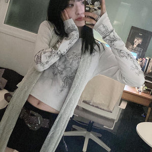 Long sleeved Y2K Top
