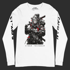 Long Sleeves Shirt White Cyberpunk