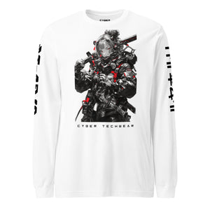 Long Sleeves Shirt White Cyberpunk