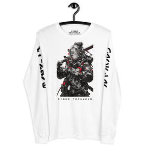 Long Sleeves Shirt White Cyberpunk