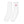 Long Socks Sports White - product view on white background