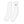 Long Sports Socks Heart - product view on white background