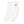 Long Sports Socks Red Logo - product view on white background