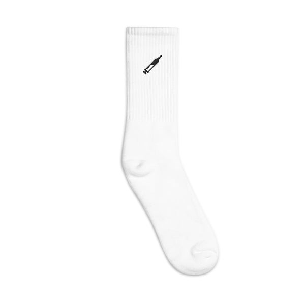 Long White Socks Cyber