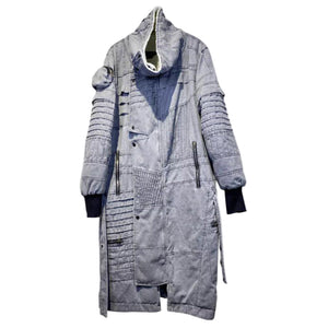 Longline Patchwork Cyberpunk Jacket