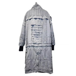 Longline Patchwork Cyberpunk Jacket