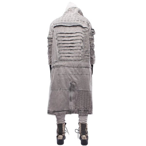 Longline Patchwork Cyberpunk Jacket