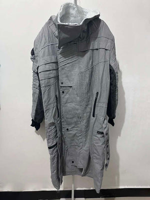 Longline Patchwork Cyberpunk Jacket