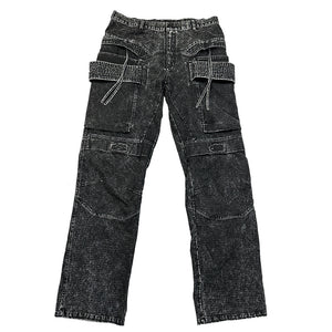 Loose Adjustable Cyberpunk Pants