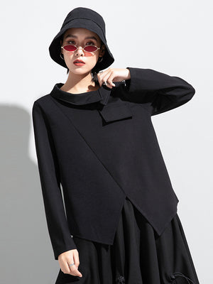 Loose Black T Shirt Women's