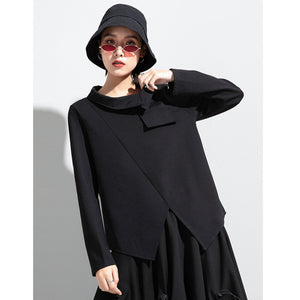 Loose Black T Shirt Women's