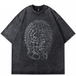Loose Black Y2K T Shirt