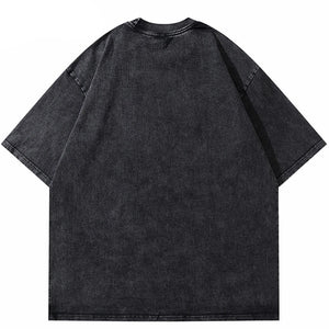 Loose Black Y2K T Shirt