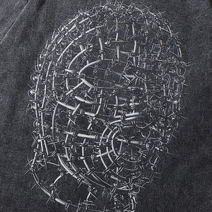 Loose Black Y2K T Shirt
