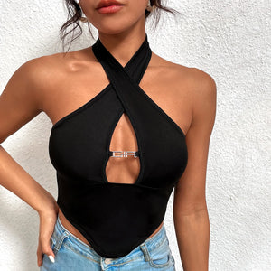 Loose Crop Top Sleeveless