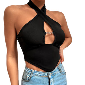 Loose Crop Top Sleeveless