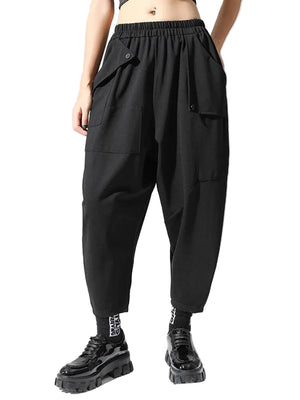 Loose Fit Cargo Pants For Women