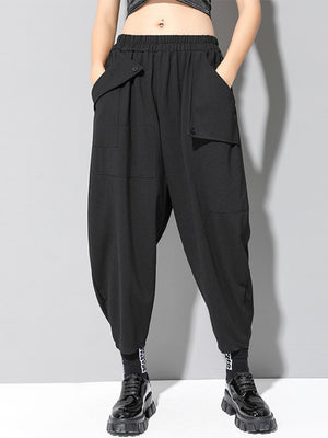 Loose Fit Cargo Pants For Women