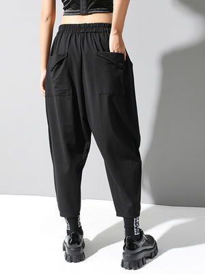 Loose Fit Cargo Pants For Women