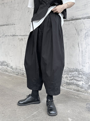 Loose Fit Women’s Black Cargo Pants