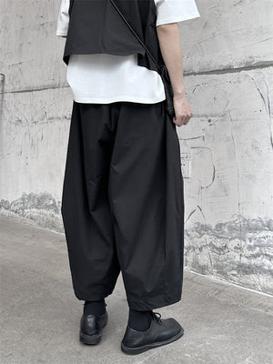 Loose Fit Women’s Black Cargo Pants