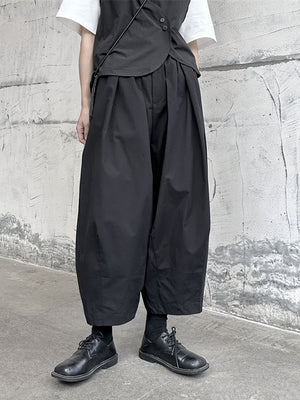 Loose Fit Women’s Black Cargo Pants
