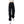 Loose High Waist Y2k Jeans in black — dark techwear streetwear, view 1 of 7