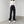 Loose High Waist Y2k Jeans in black — dark techwear streetwear, view 3 of 7
