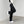 Loose High Waist Y2k Jeans in black — dark techwear streetwear, view 5 of 7