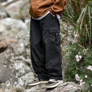 Calça Cargo de Nylon Solta